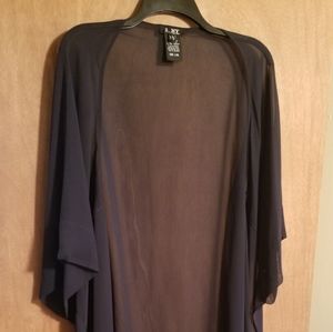 SLNY Shear navy blue cover for gown